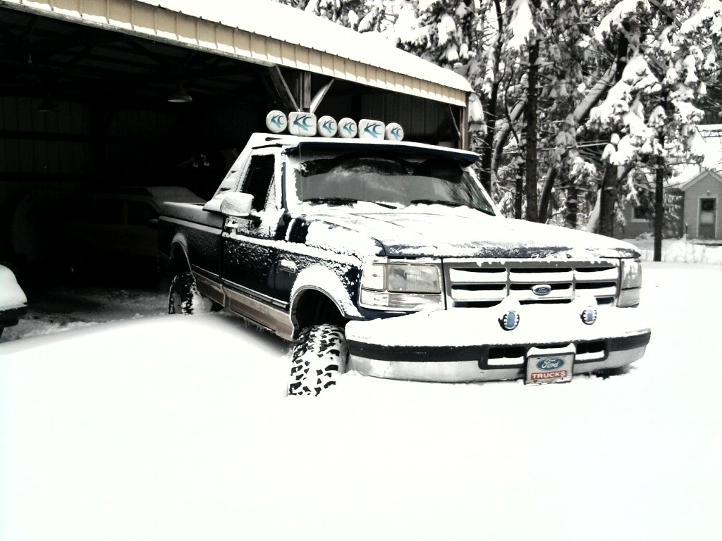Ford F150 1996 snow 